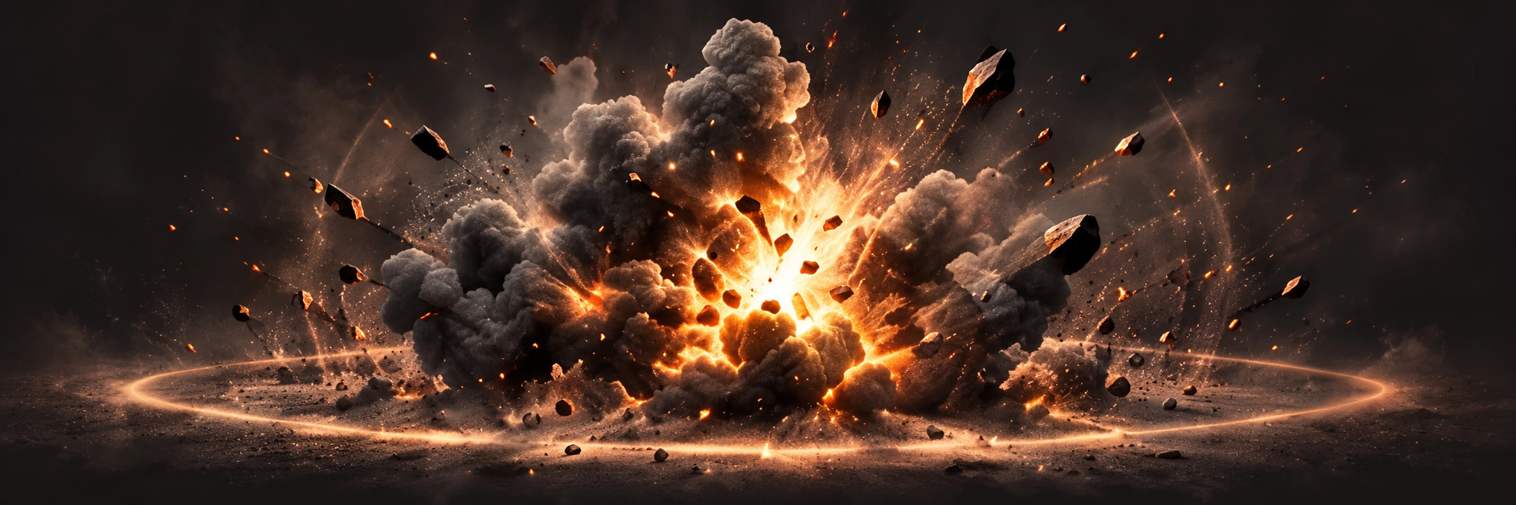 Close explosion