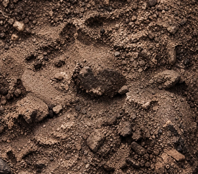 Dirt walking surface